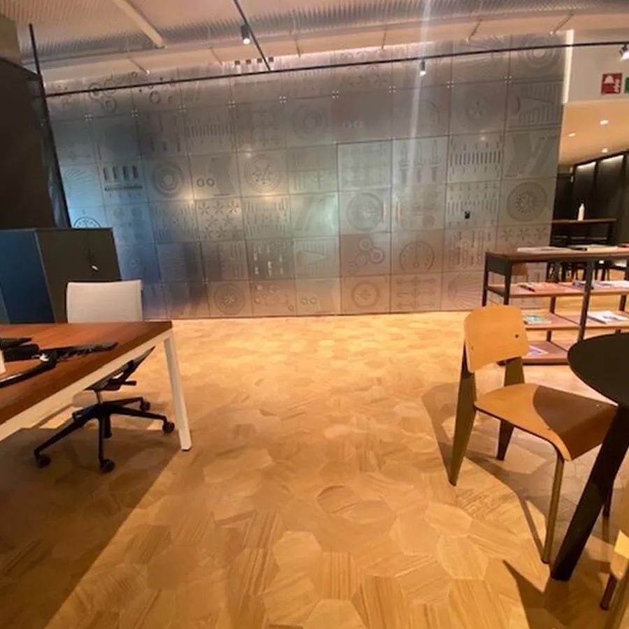 Madera Natural Parquet Hexágono