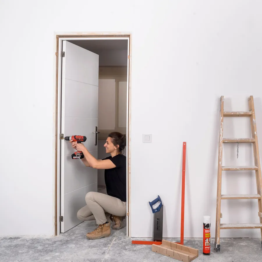 Obras accesorios  Puerta en Block 