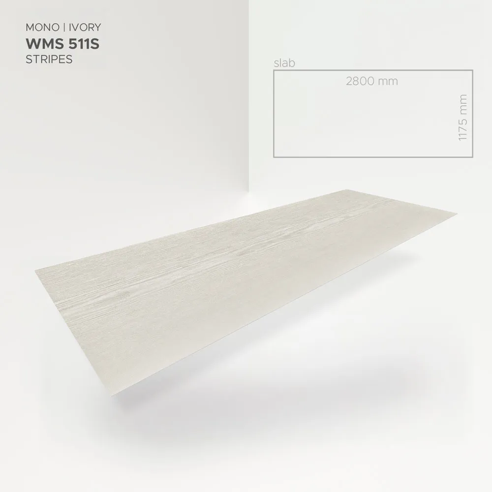 Revestimiento Pared PVC Lineal Monotema Ivory Rayado