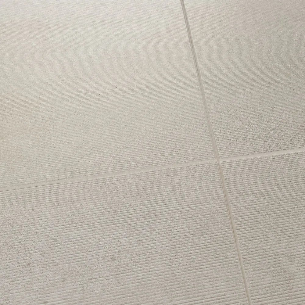 Revestimiento Pared PVC Hormigon Maximo Ivory Rayada