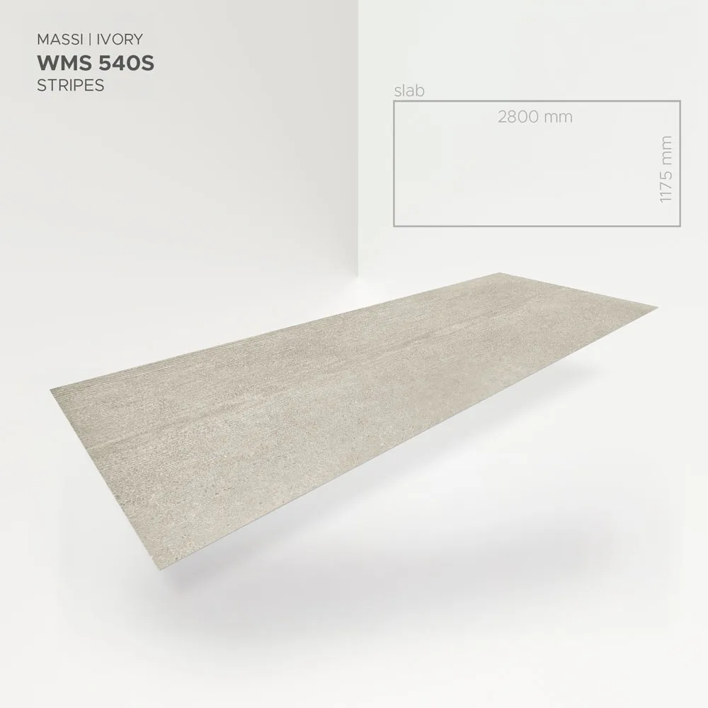 Revestimiento Pared PVC Hormigon Maximo Ivory Rayada