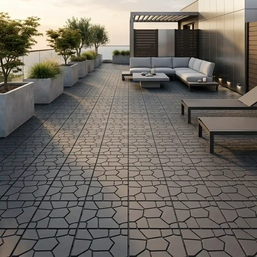 Tarima exterior Tecnológica Losetas Exterior Piedra 30x30 ArquiTech