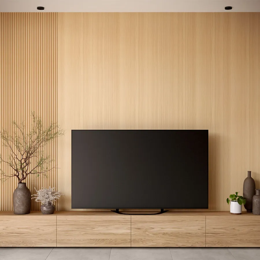 Revestimiento Pared MPC (Compuesto de polímero mineral) Madera Armónica Liso MPC