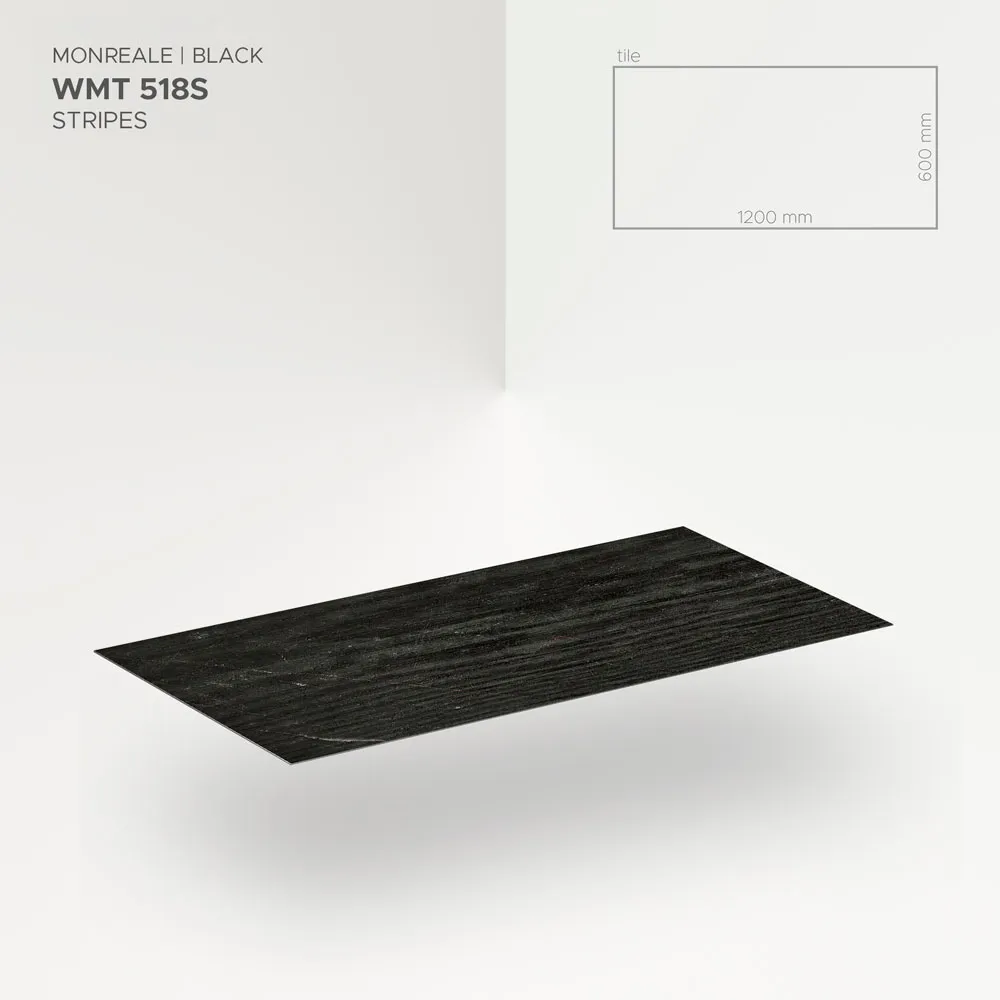 Revestimiento Pared PVC Negro Montreal Rayada