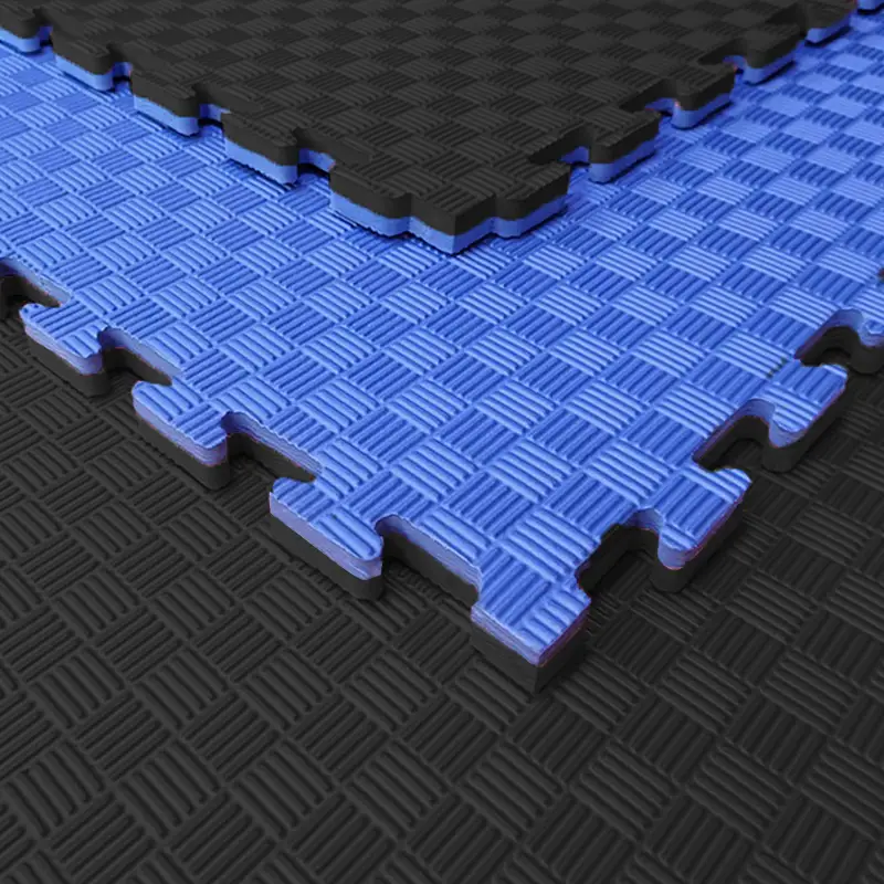 Tatami Etileno Acetato de Vinílo de Alta Densidad Tatami Negro Azul|1x1| 40mm