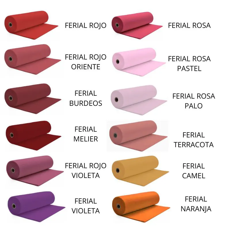 Moquetas Polipropileno Rosa palo