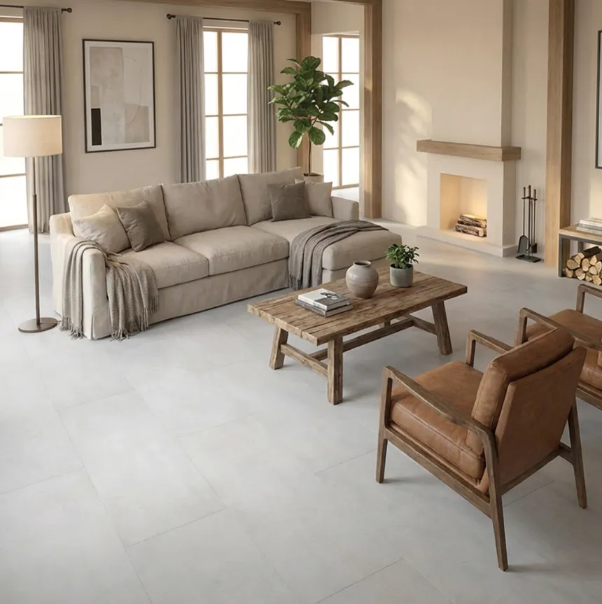Tarimas Laminada Óxido Blanco 120x40