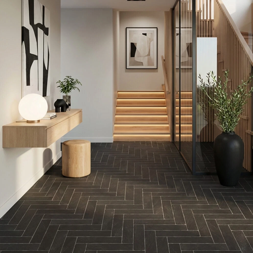Tarimas Laminada Parquet Stone Negro