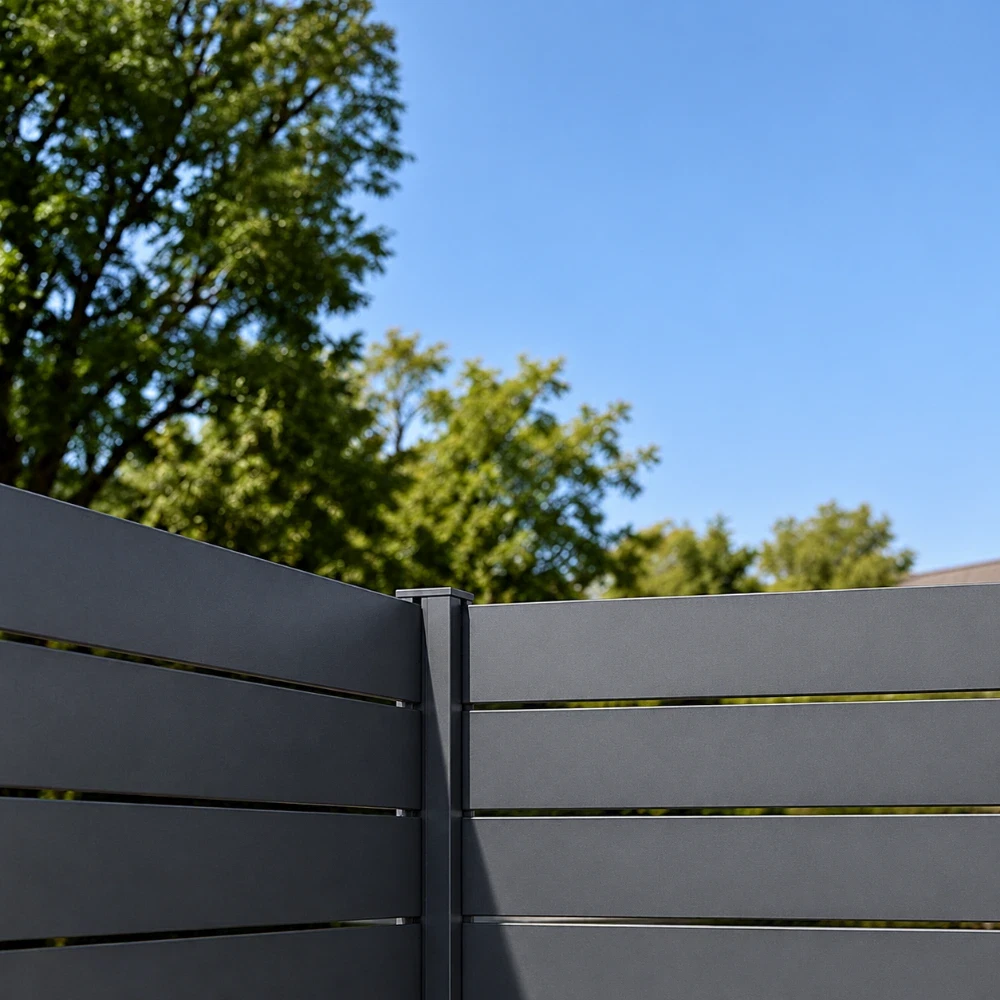 Vallas  Poste Aluminio para Valla Gris 2m