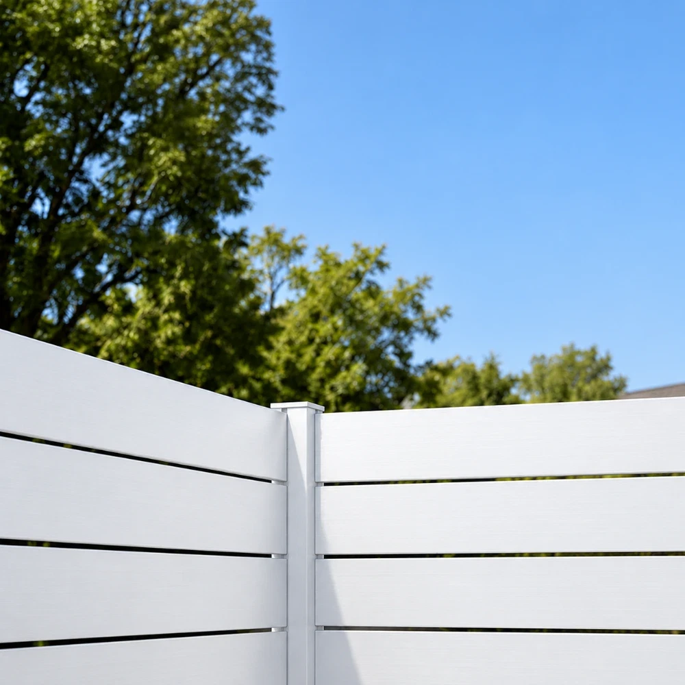 Vallas  Poste Aluminio para Valla Blanco 2m