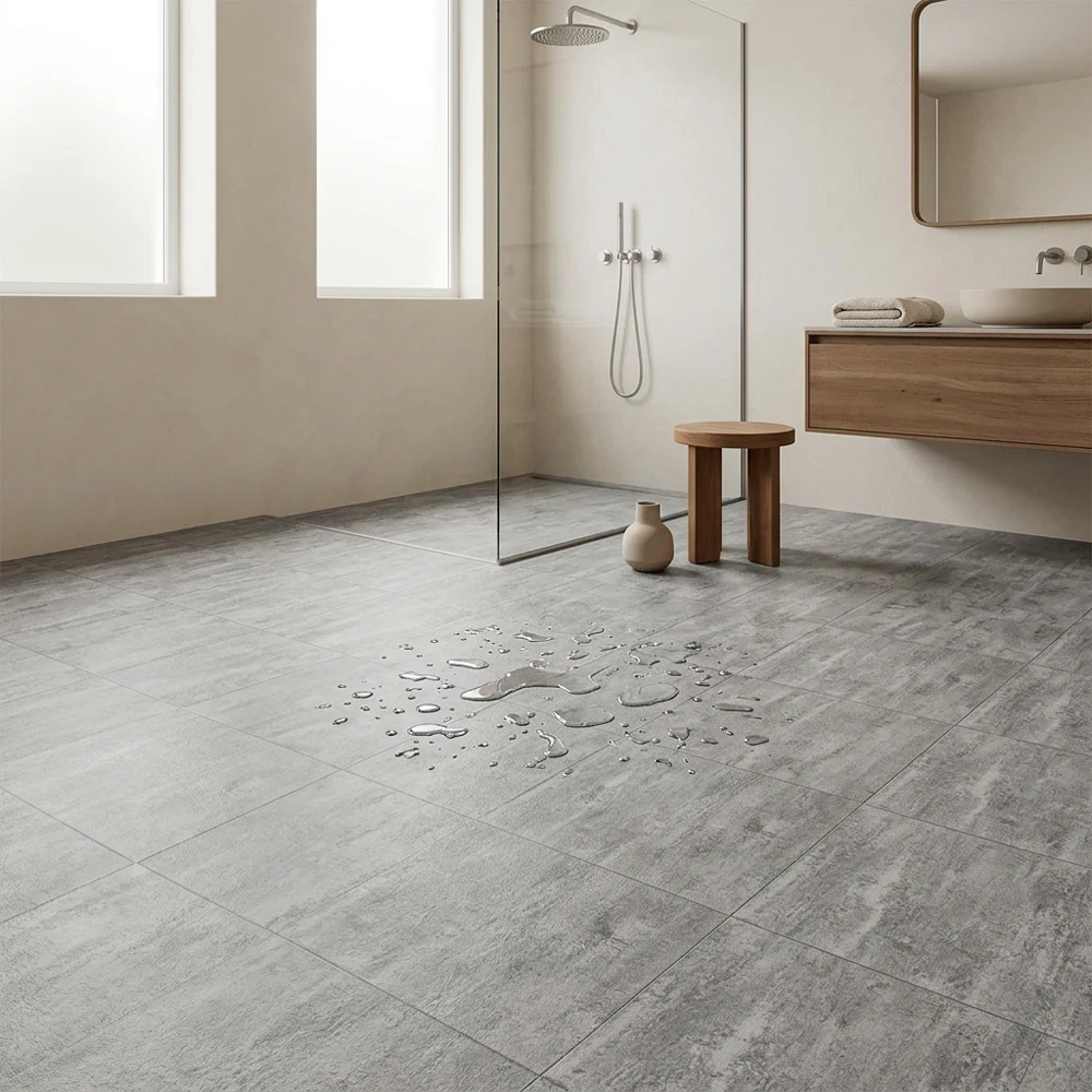 Suelo Vinílico Adhesivo | Loseta Gris Piedra 5m²