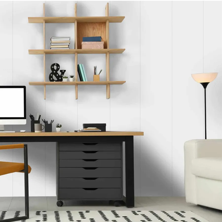 Revestimiento Pared PVC Planchas Blancas