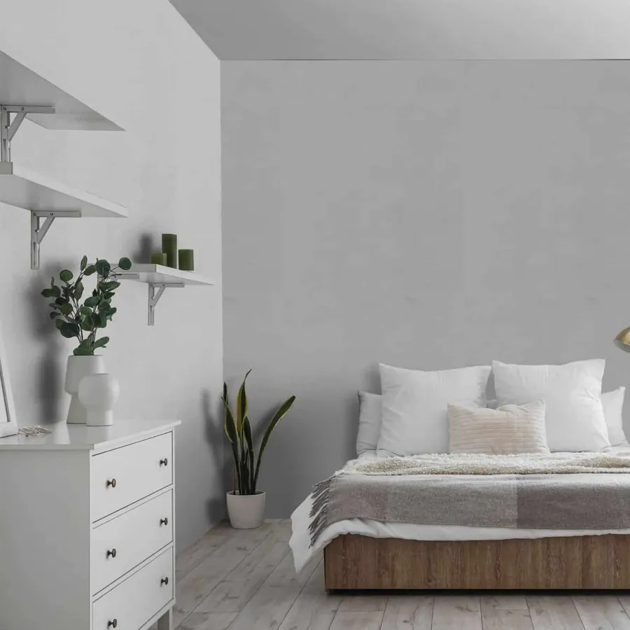 Revestimiento Pared PVC Estuco Gris