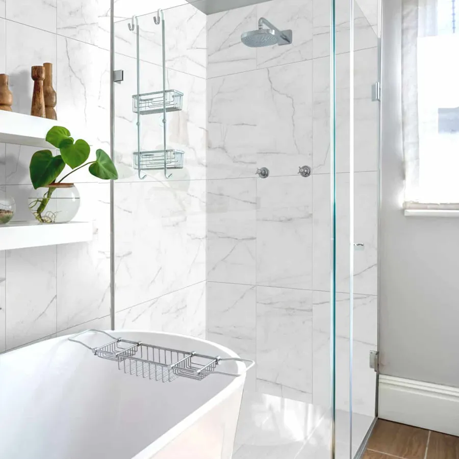 Revestimiento Pared PVC Marmol Blanco