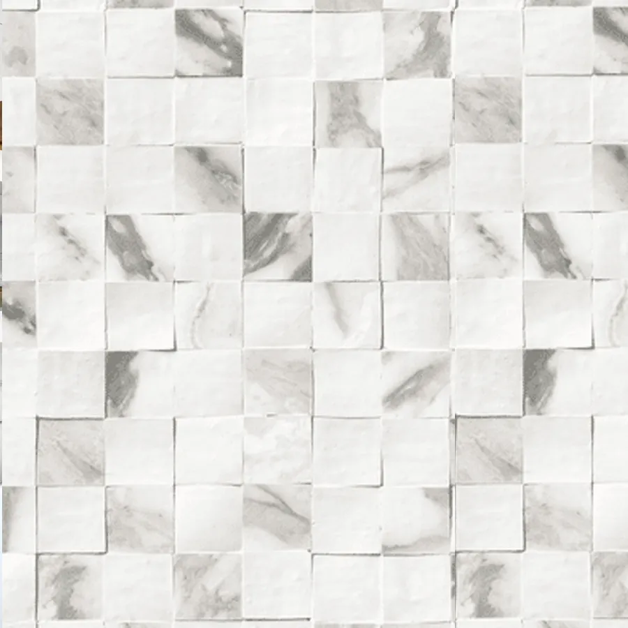 Revestimiento Pared PVC Cuadrados marmolizados