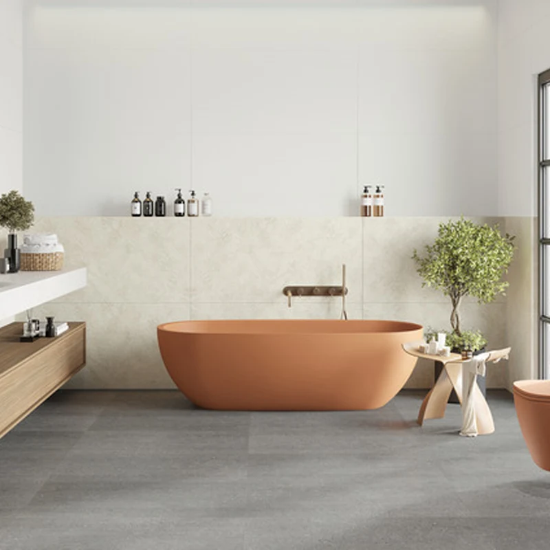 Revestimiento Pared PVC Hormigon Naval Ivory