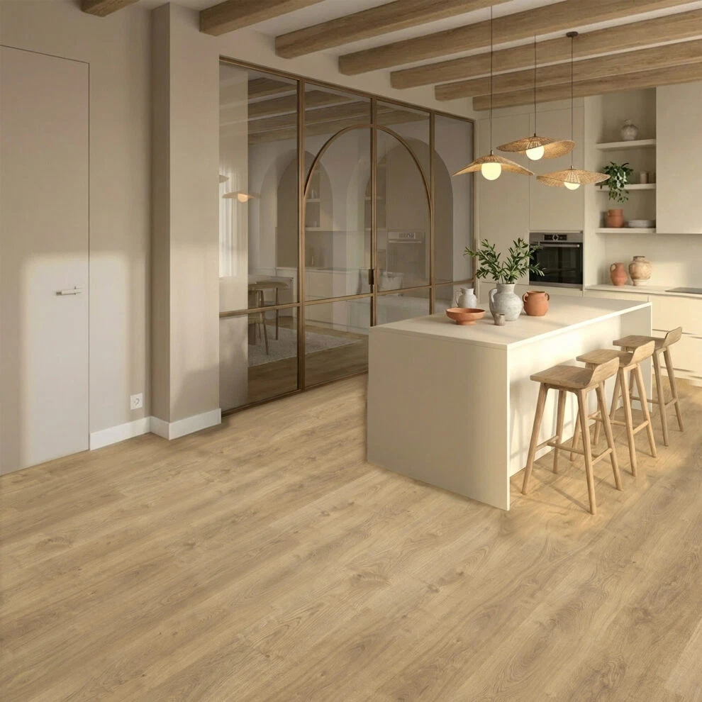 Tarimas Laminada Roble Almendra