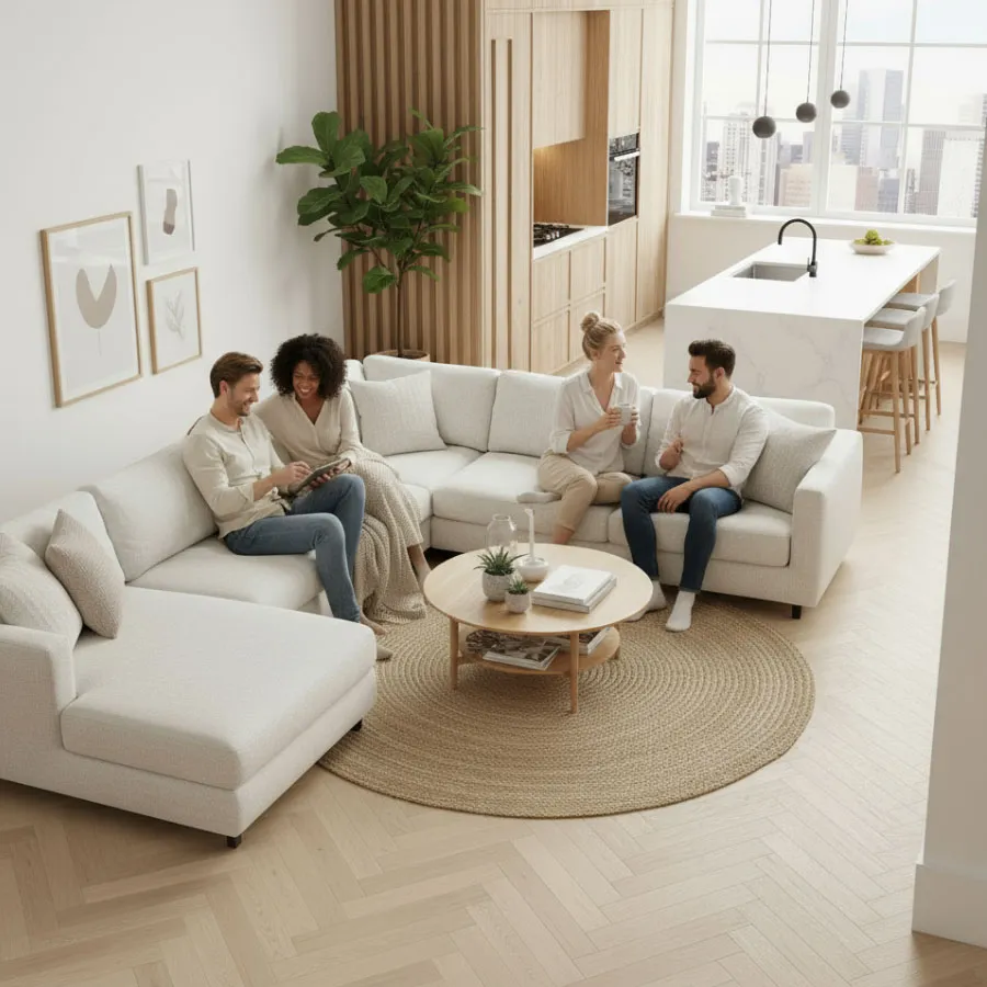 Madera Natural Parquet Roble Espiga 600x120x14/3