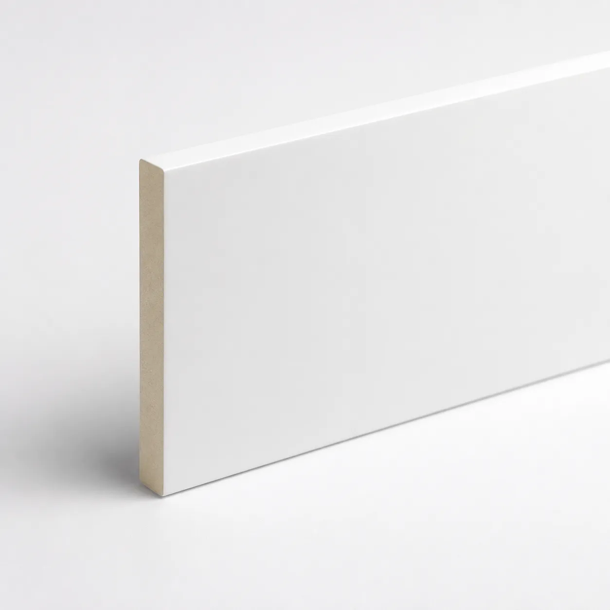 Obras accesorios  GR Rodapié  Blanco canto cuadrado PVC 90x12x2,25