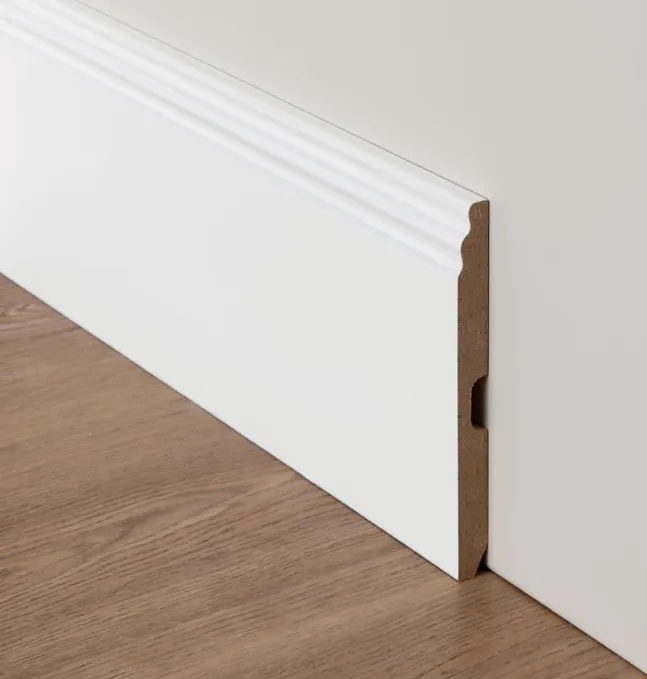 Obras accesorios  GR_Rodapie_Roy_Lacado_especial_V Rodapié Lacado Blanco Doble Moldura V de 120x12x2,250
