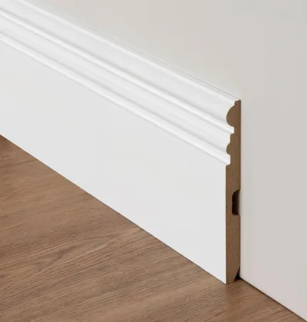 Obras accesorios  GR_Rodapie_Roy_Lacado_mod5 Rodapié Lacado Blanco Pecho Paloma Modelo 5 90x12x2250