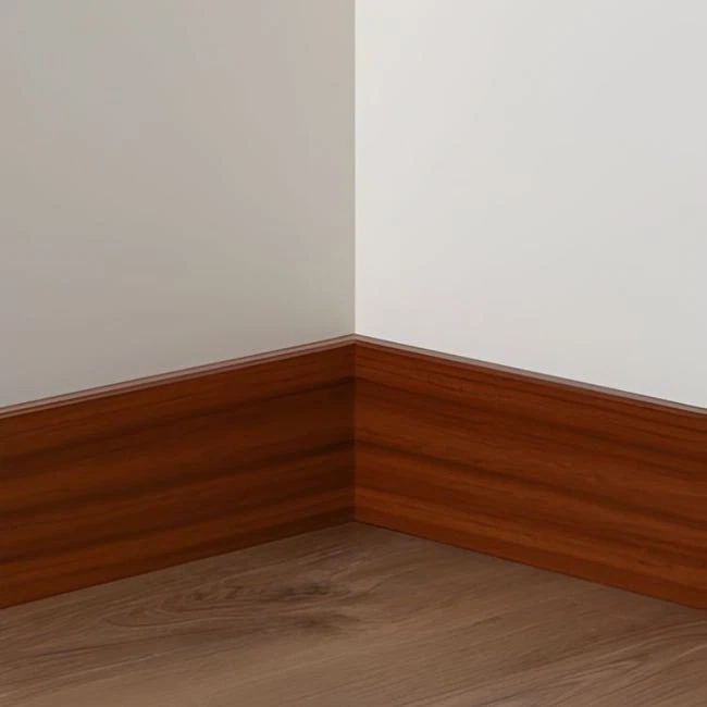 Material para Instalación y Complementos Aglomerado Rechapado Sapelly Rodapié Aglomerado Rechapado Sapelly 2440x70x13 Canto Cuadrado