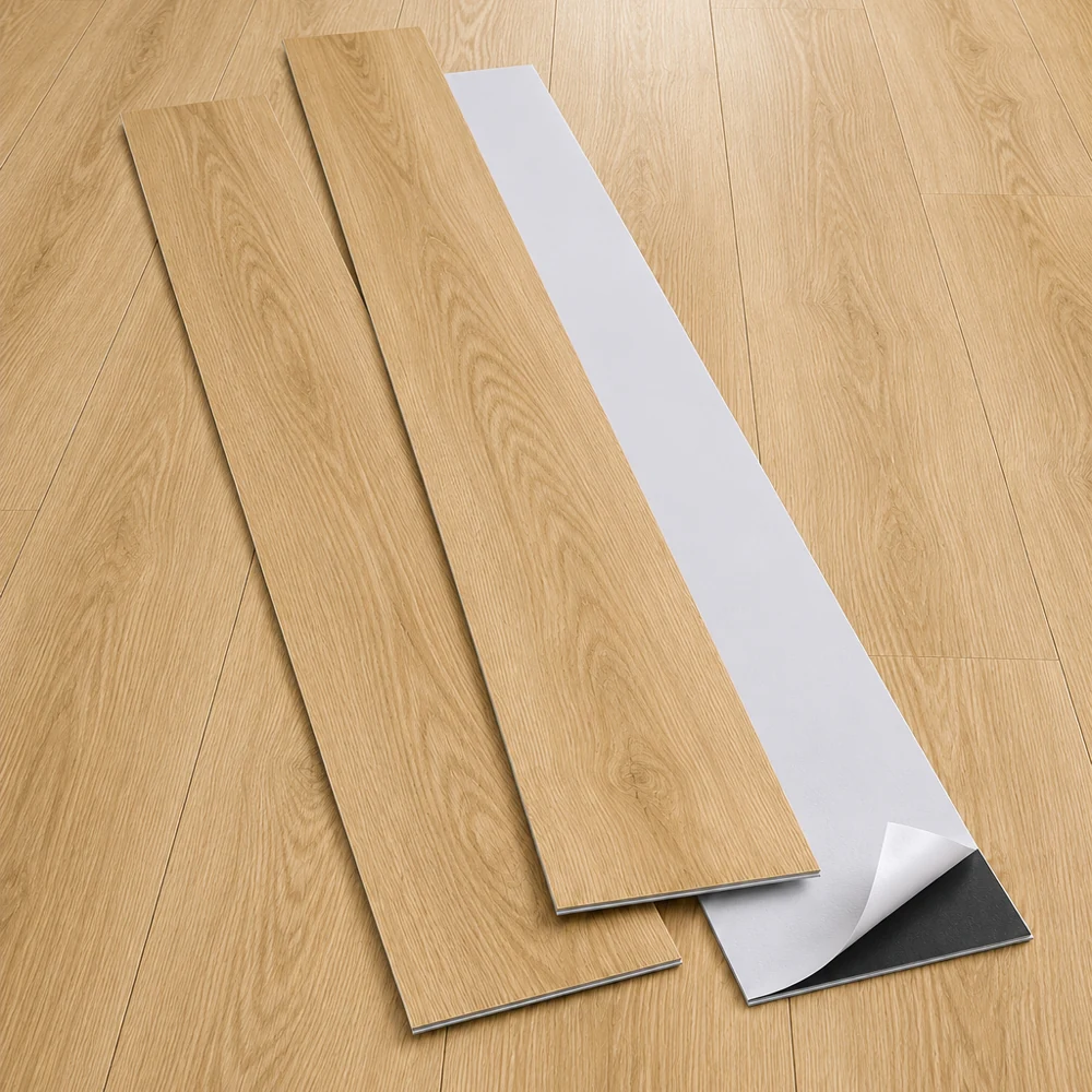 Suelo de Vinílico Autoadhesivo PVC Roble Clásico Dorado 5m²