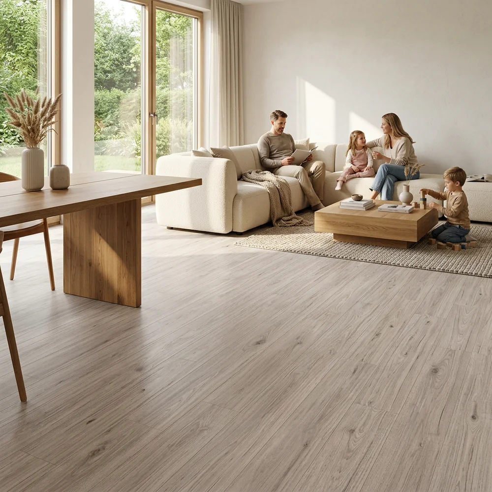 Tarimas Laminada Suelo Laminado Gris Roble Eclipse | AC5 | 8mm | Resistencia Humedad