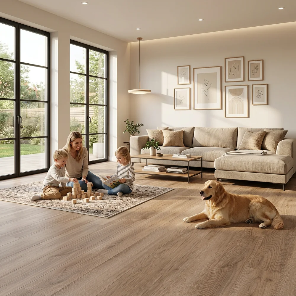 Tarimas Laminada Suelos Laminados Suelo Laminado Roble Drago 8mm AC5 | 72h Agua | Tono Natural
