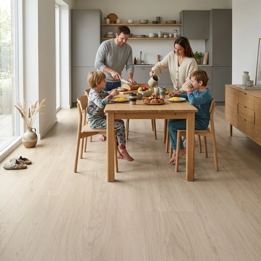 Vinílicos Heterogéneo Suelo Vinilico Autoadhesivo Roble Clásico Natural 2,5m²