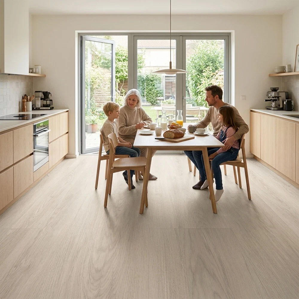 Vinílicos Heterogéneo Suelo Vinilico Autoadhesivo Roble Clásico Natural 2,5m²
