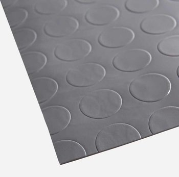 Vinílicos PVC Suelo Vinílico Círculos Gris 1,5mm