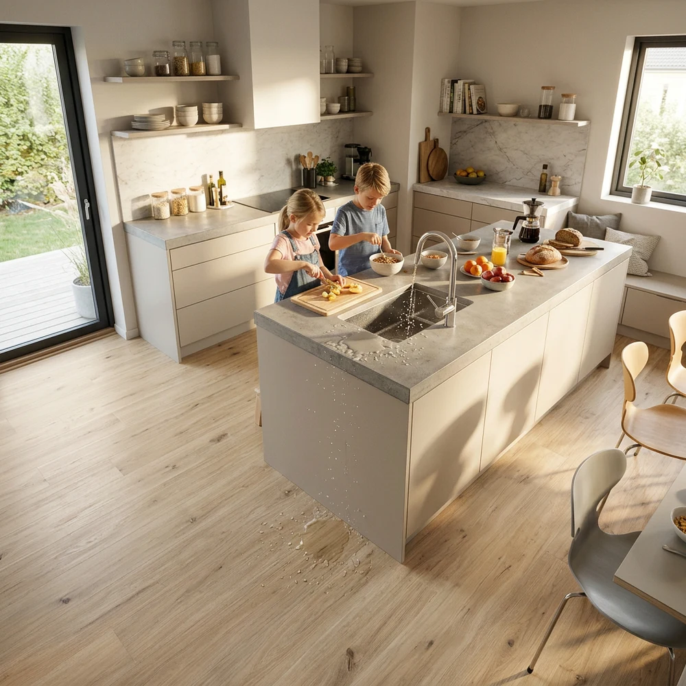 Tarimas Laminada Suelo Laminado Roble Cielo | AC5 | 8mm | 72h Agua 