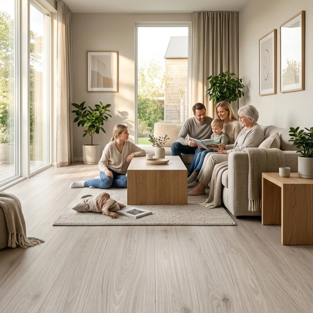 Tarimas Laminada Suelo Laminado Gris Roble Eclipse | AC5 | 8mm | Resistencia Humedad
