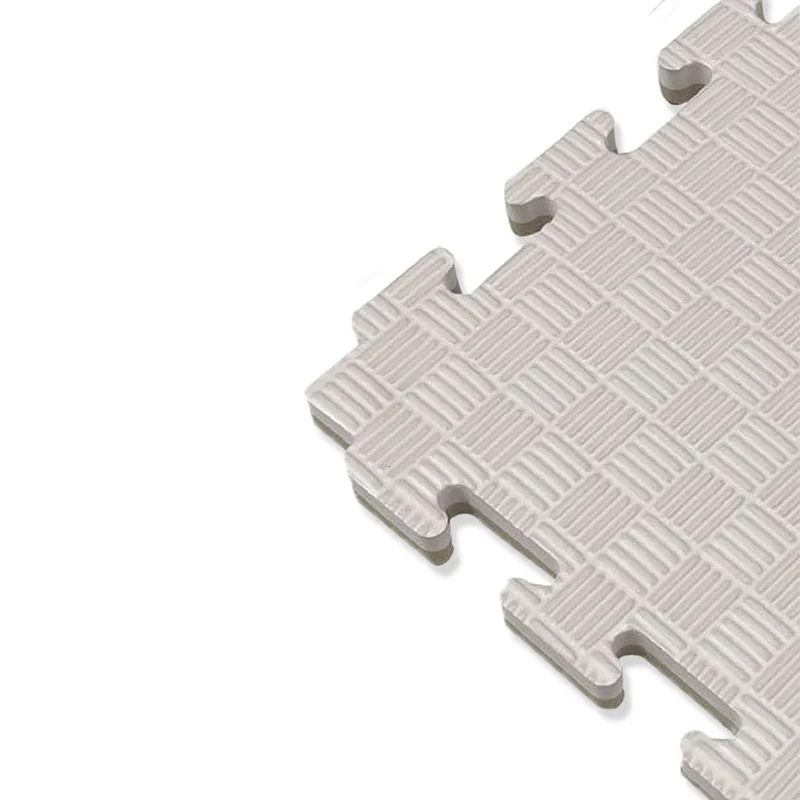 Tatami Etileno Acetato de Vinílo de Alta Densidad Tatami Blanco Gris |1x1| 40mm