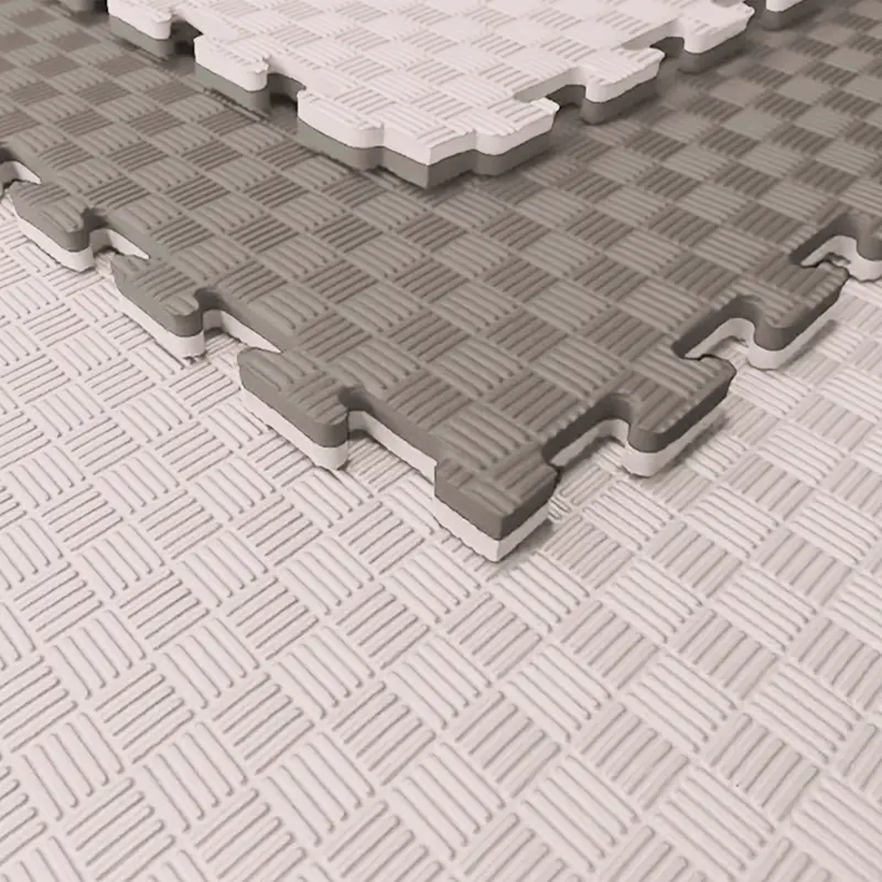 Tatami Etileno Acetato de Vinílo de Alta Densidad Tatami Blanco Gris |1x1| 40mm