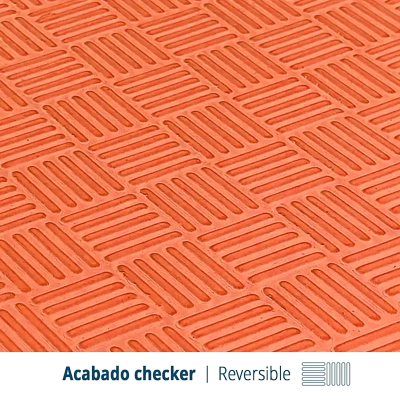 Tatami Etileno Acetato de Vinílo de Alta Densidad Tatami Naranja Lila  |1x1| 20mm