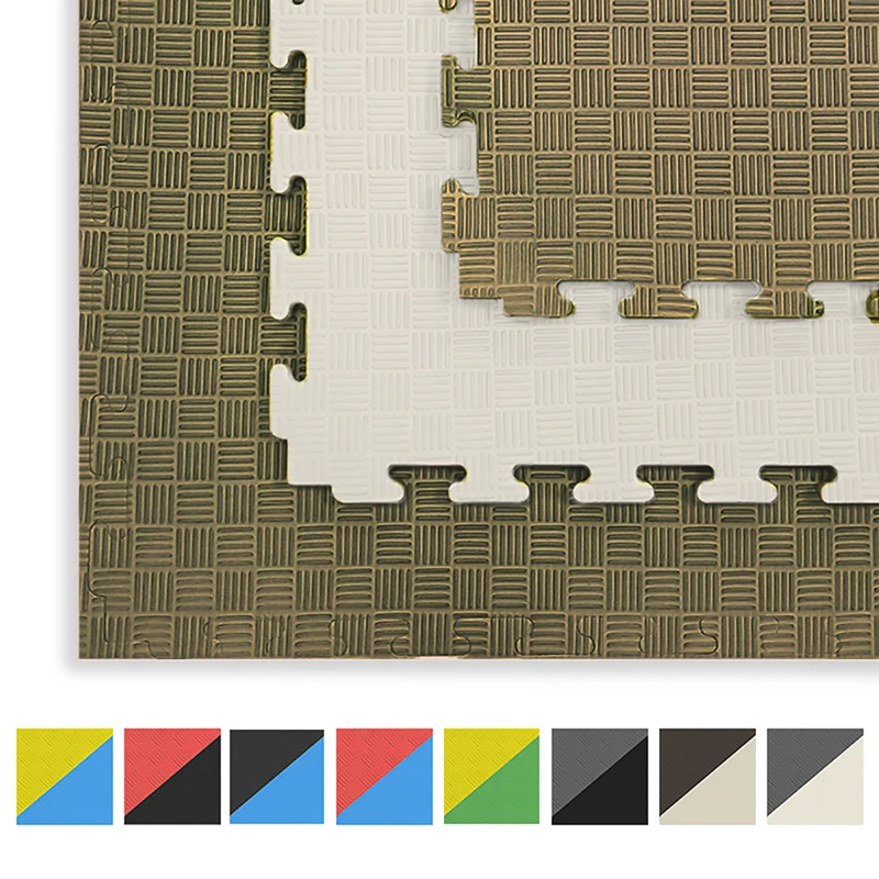 Tatami Etileno Acetato de Vinílo de Alta Densidad Tatami Blanco Oliva |1x1| 20mm