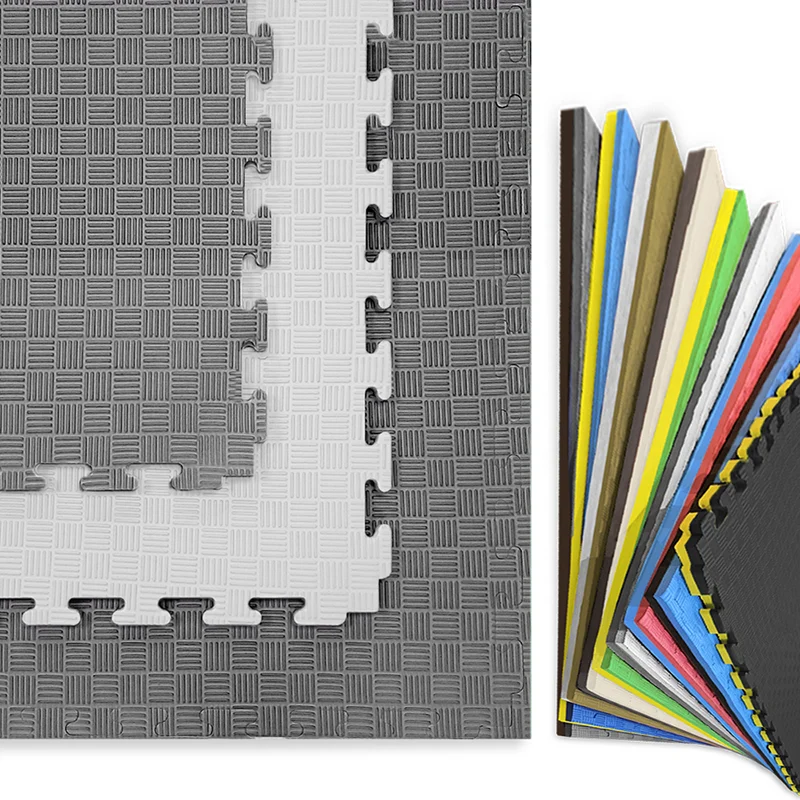Tatami Etileno Acetato de Vinílo de Alta Densidad Tatami Blanco Gris |1x1| 40mm
