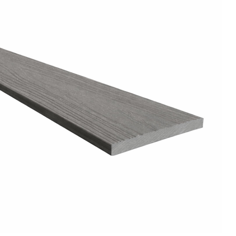 Obras accesorios  G.Zocalo.Dio Tapeta Perimetral encapsulado  color Gris/Silver de 2200x140x12