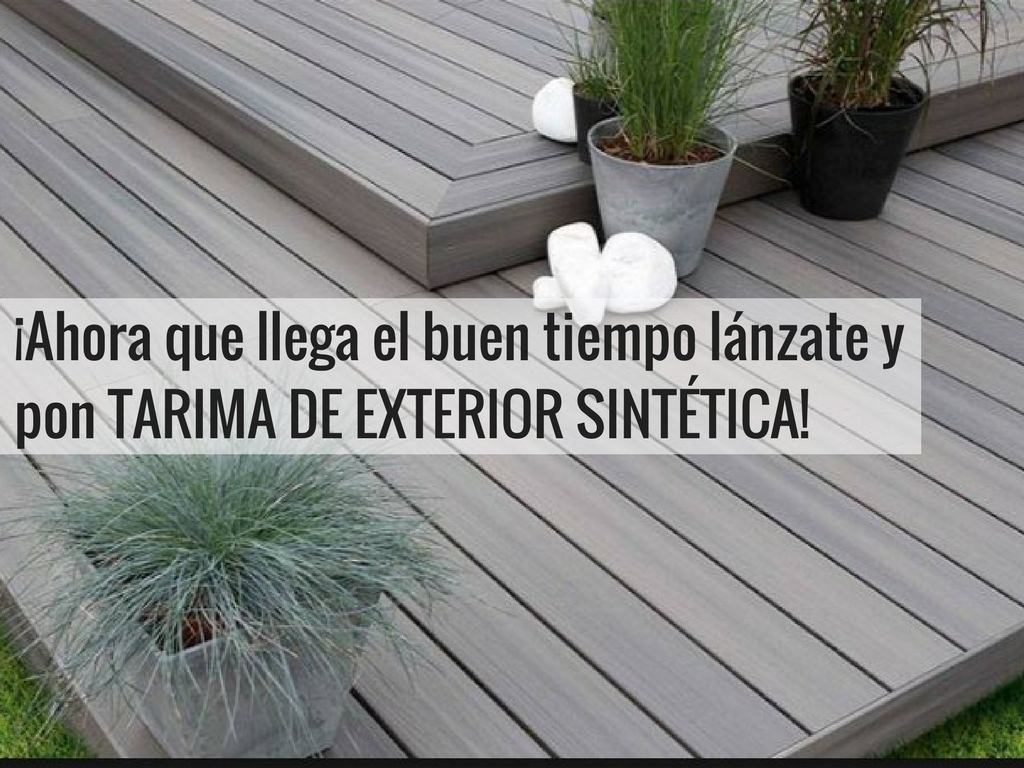 ¡Ahora que llega el buen tiempo lánzate y pon tarima de exterior! pavimentos arquiservi