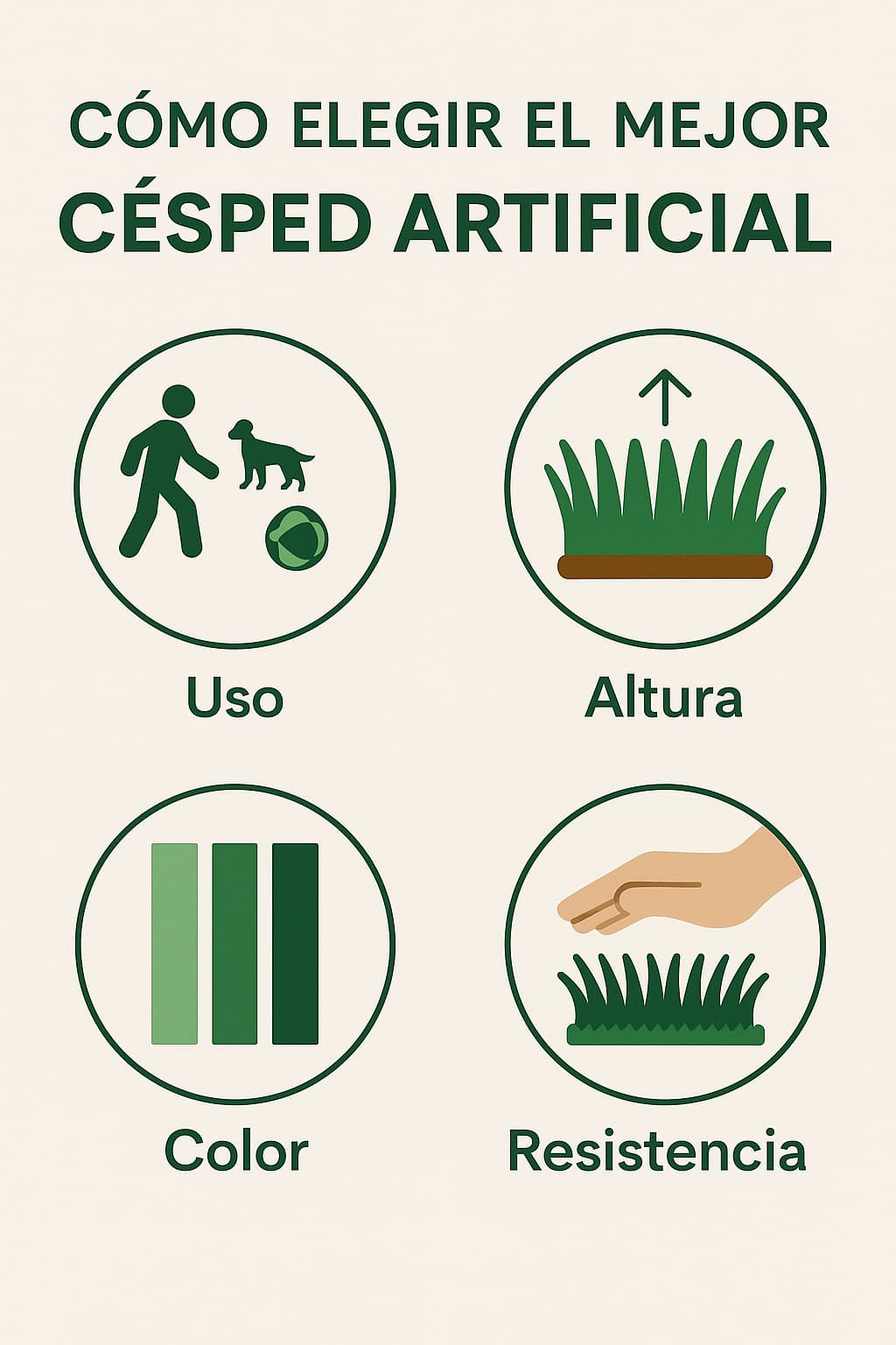 elegir cesped artificial