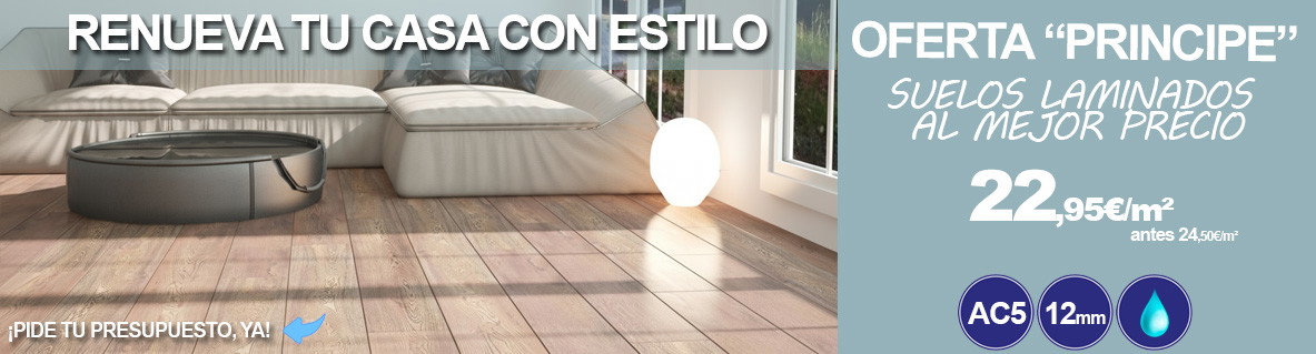 Oferta Level colección Príncipe: disfruta de tu AC5 de 12mm resistente al agua al mejor precio del mercado