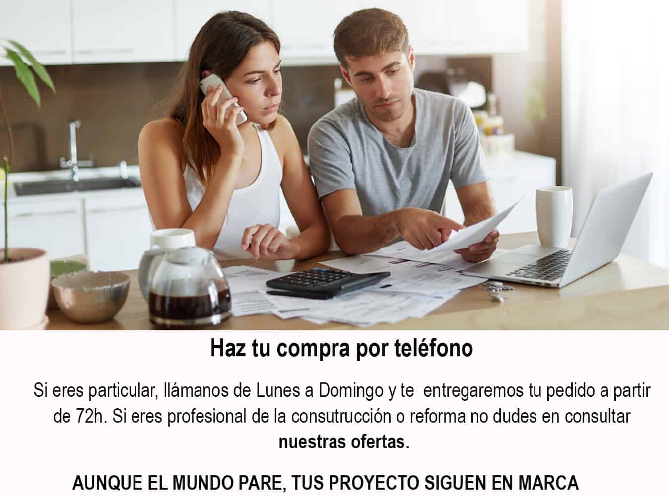 Haz tu compra por teléfono