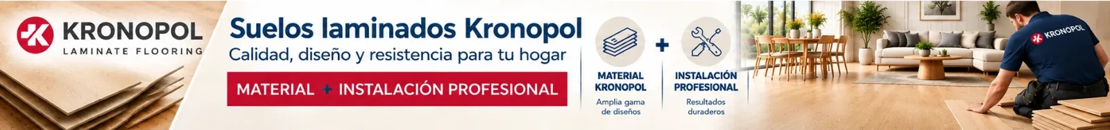 Suelo laminado Kronopol en Pavimentos Arquiservi