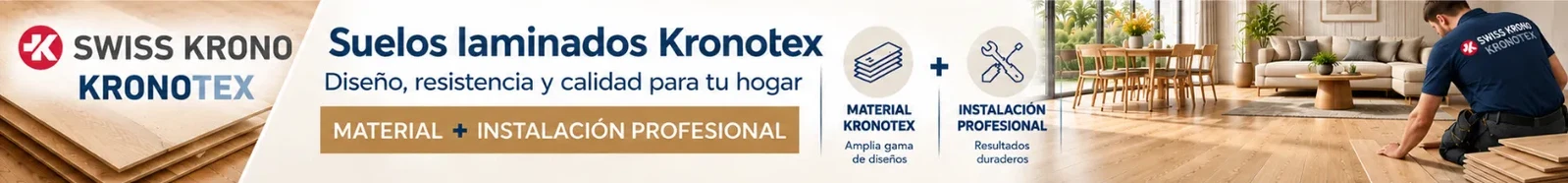 Suelo laminado Kronotex en Pavimentos Arquiservi