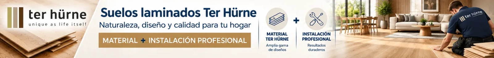 Suelo laminado TerHürne en Pavimentos Arquiservi