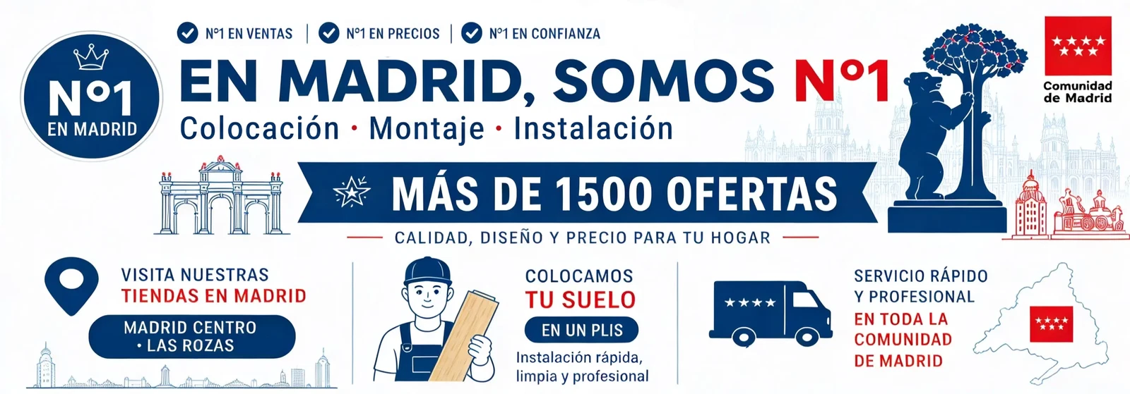 Suelos laminados en Madrid — Arquiservi, Nº1 en ventas y precios