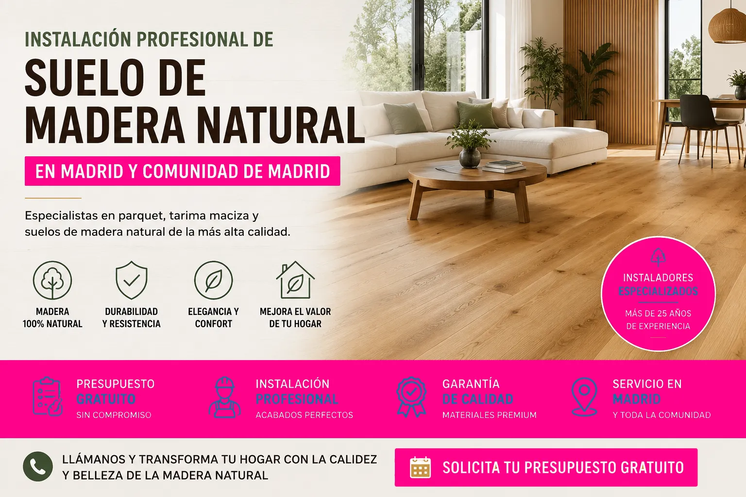 Madera Natural Multicapa, Bicapa, Maciza, XL, Geometrico