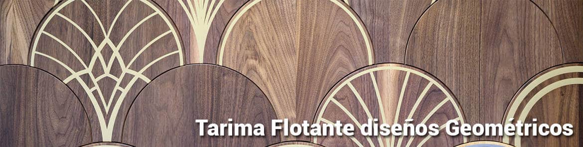 Madera Natural de Lujo con Diseños Geométricos